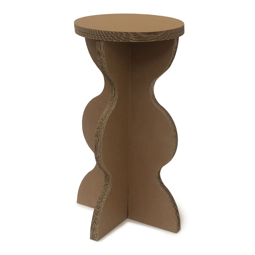 Tabouret en Carton - Double - Solution écologique et robuste pour votre stand d'exposition