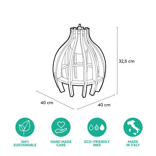 Chandelier and floor lamp Lampotai Bulb