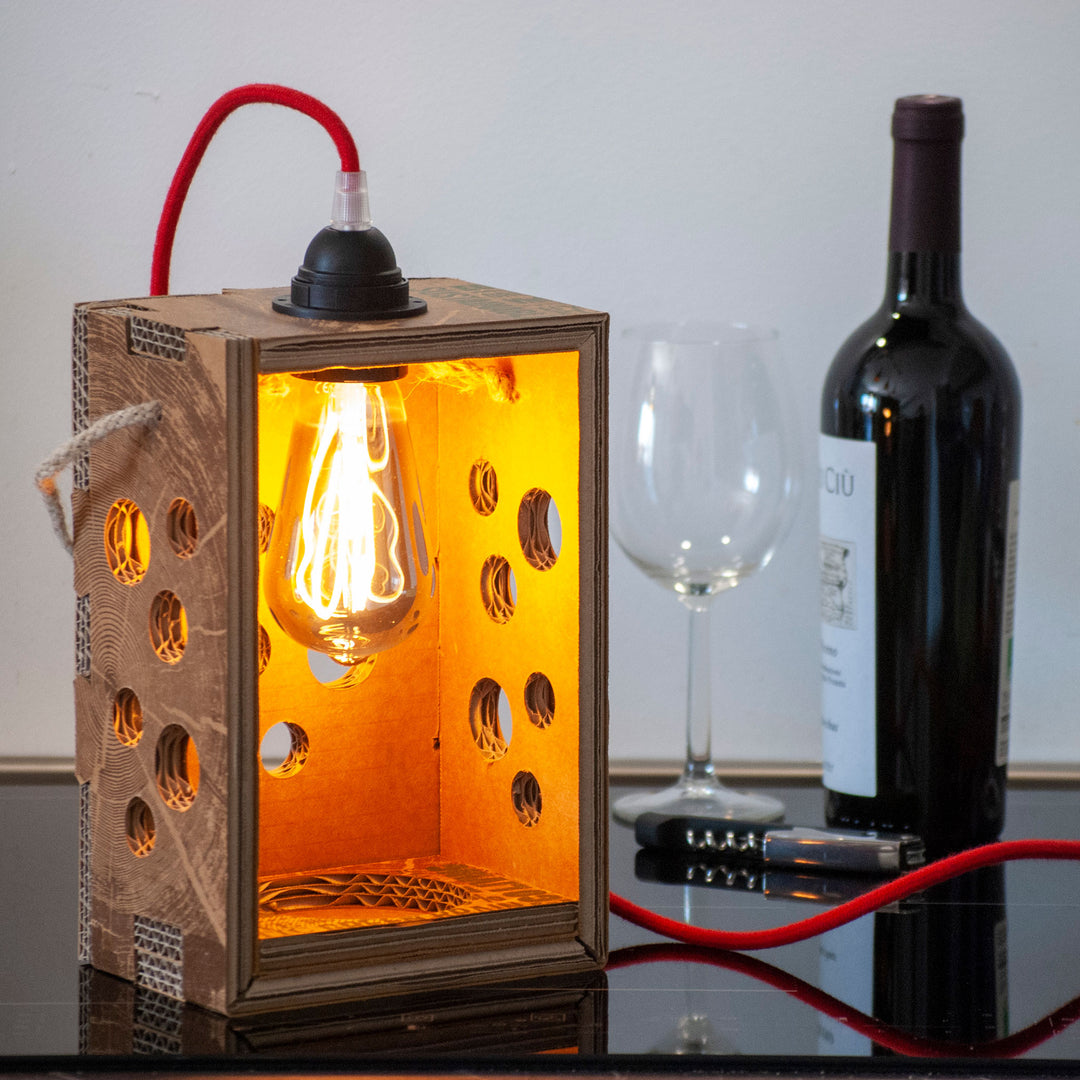 Bottle Holder and Lantern: Bubble lantern